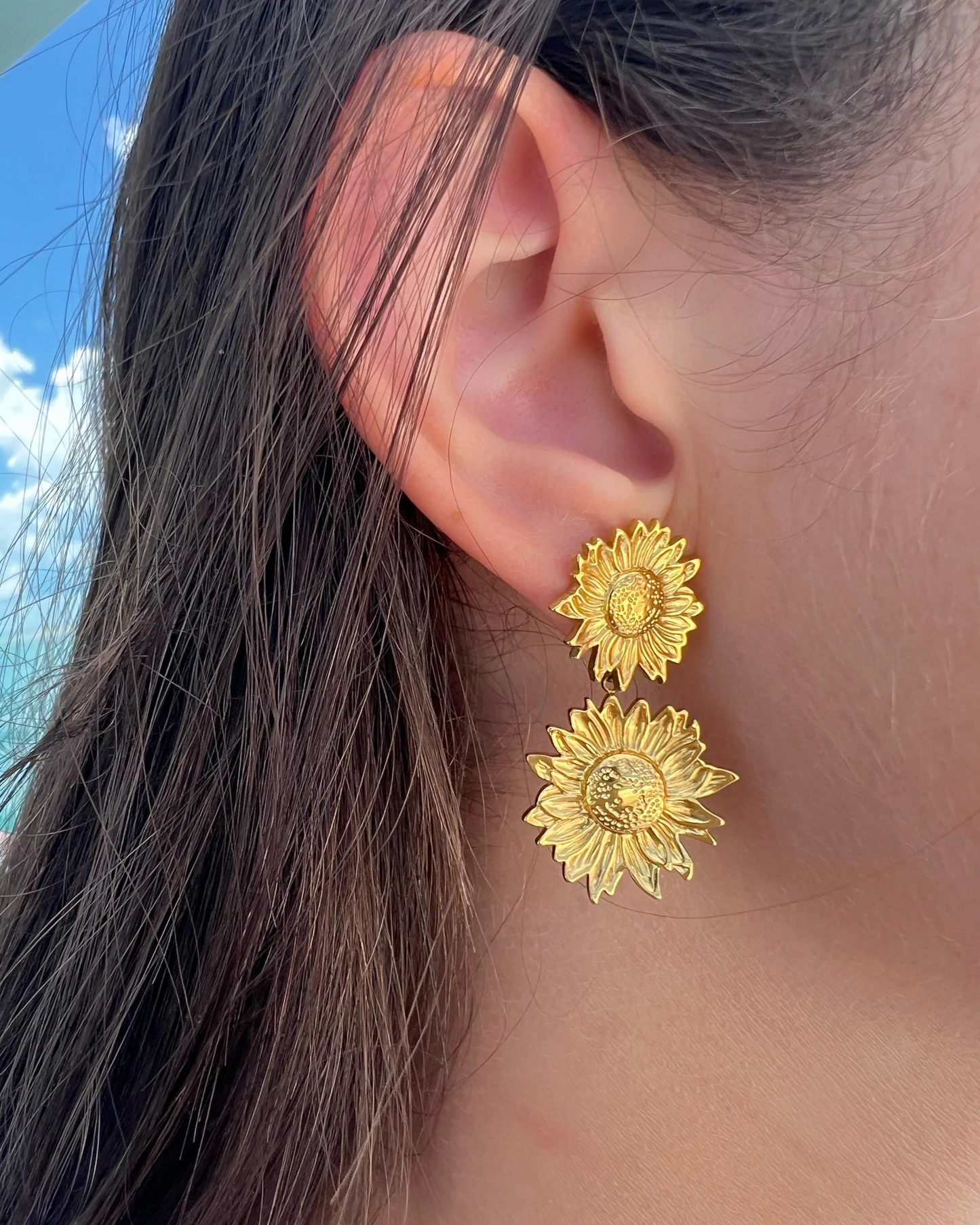 Identity Boutik Sunflower Earrings