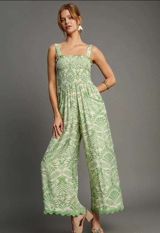 Umgee Sleeveless Jumpsuit