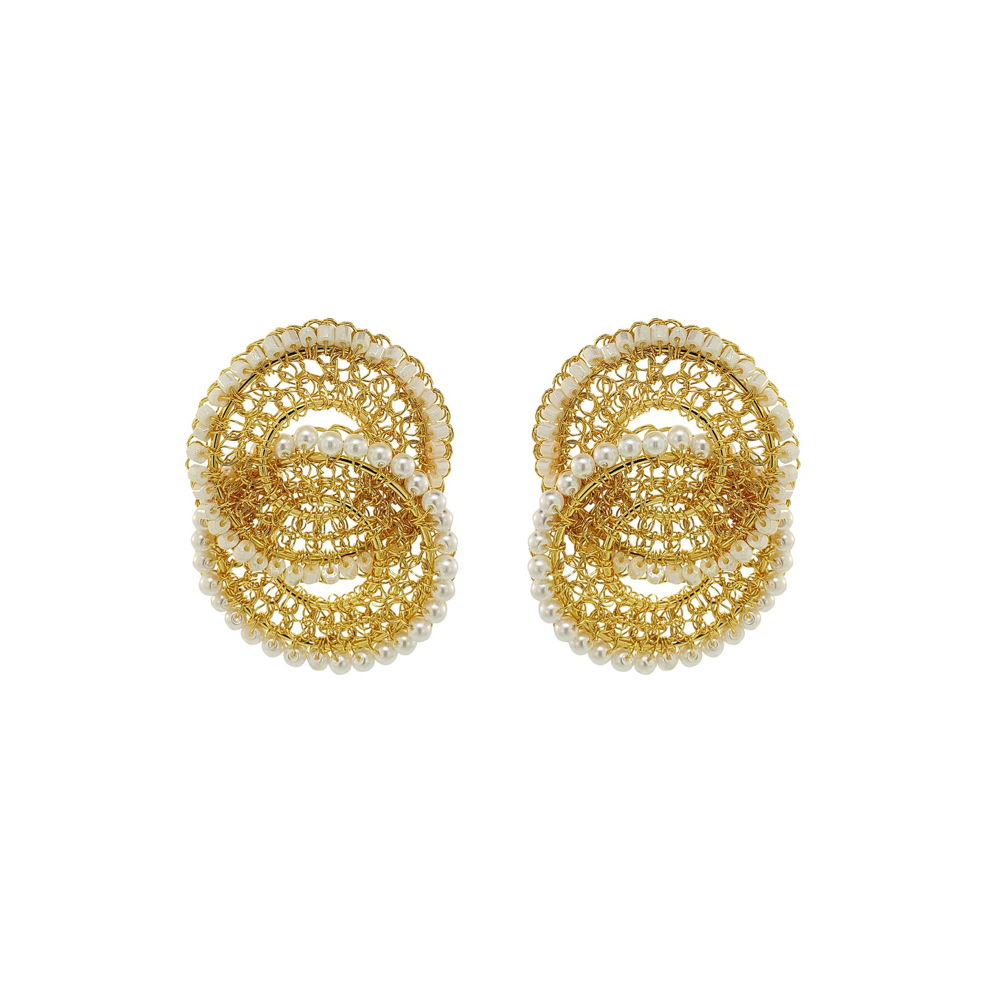 Lavish Earrings Minerva Duo Pearl