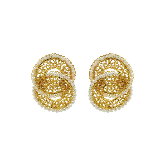 Lavish Earrings Minerva Duo Pearl