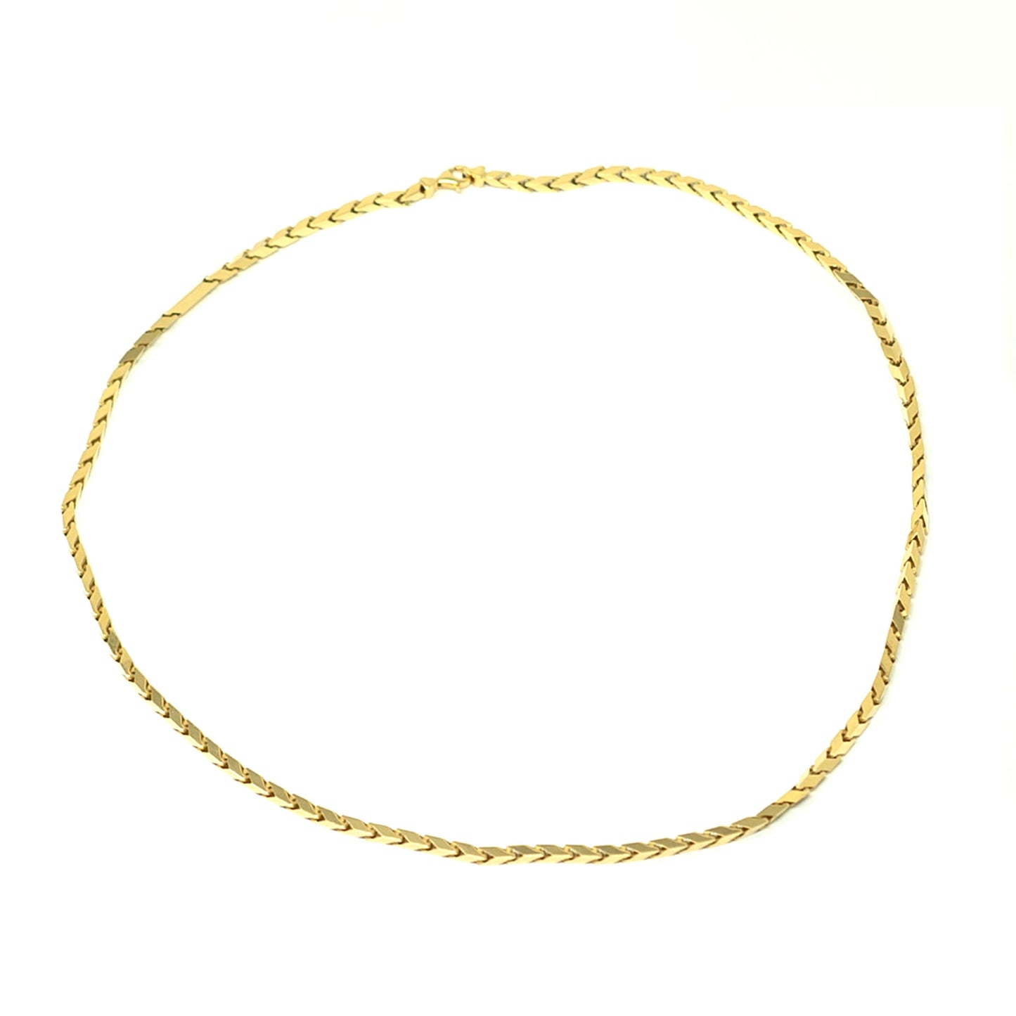 14K Yellow Gold Fancy Link Chain