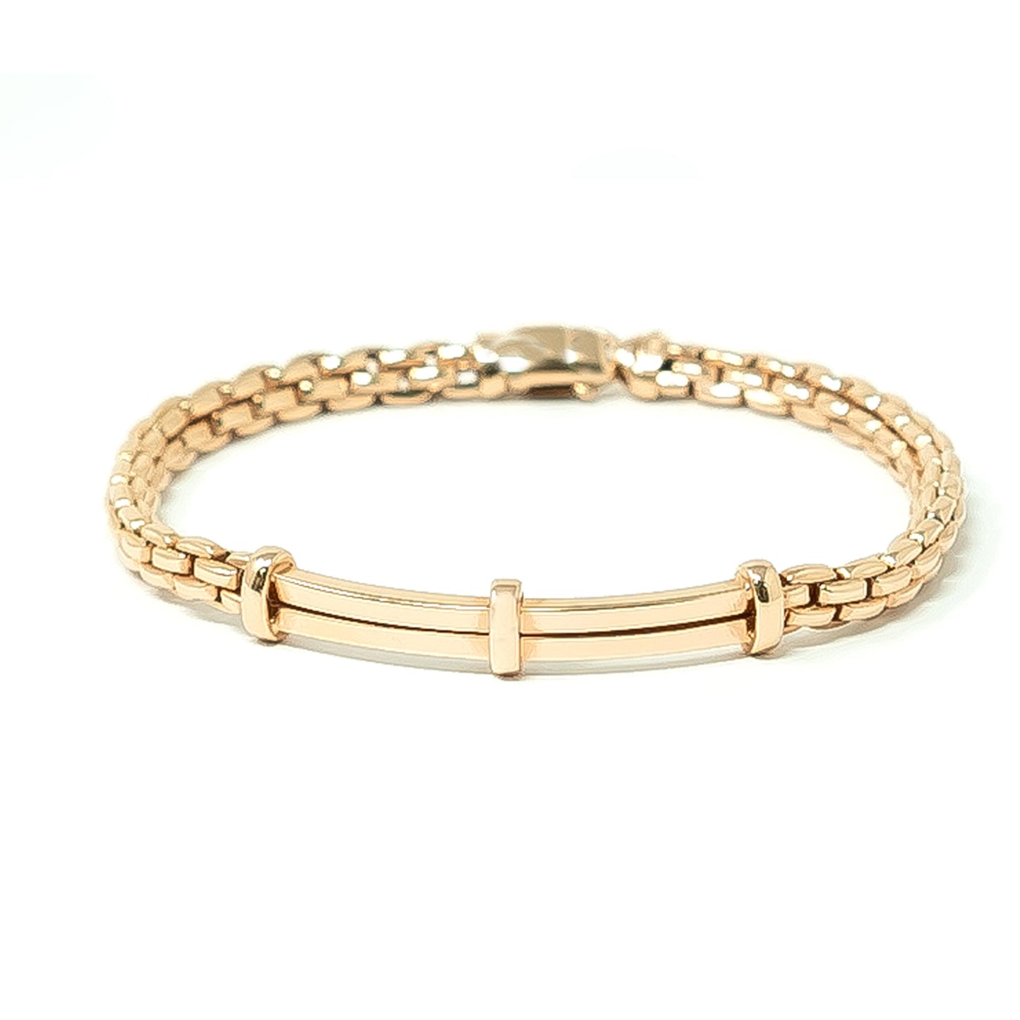 18K Yellow Gold Fancy Link Bracelet