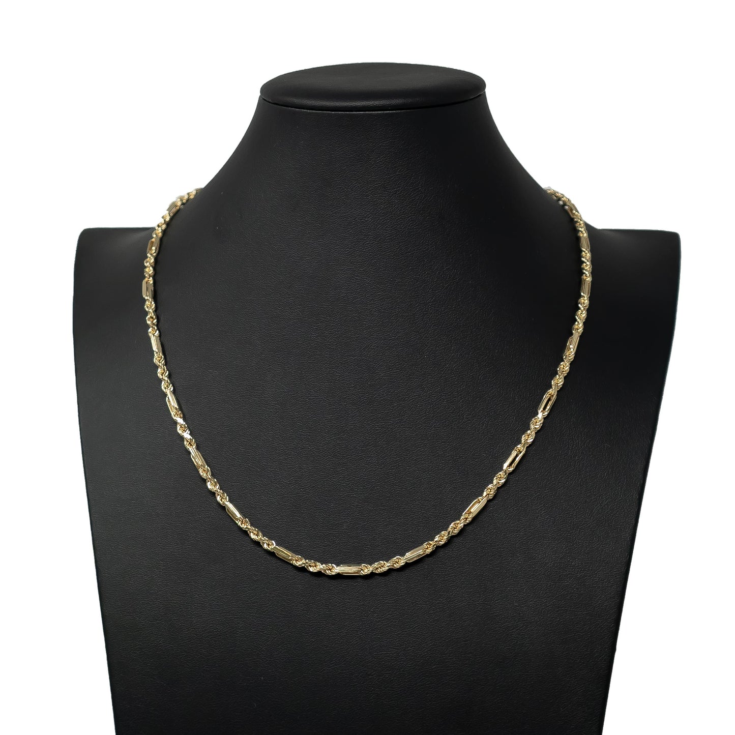 14K Yellow Gold Fancy Link Chain