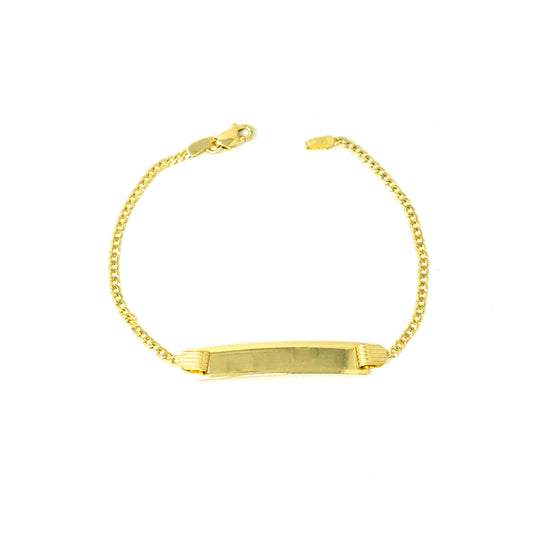 14K Yellow Gold Child ID Bracelet