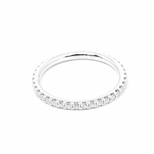 18k White Gold Eternity Diamond Ring