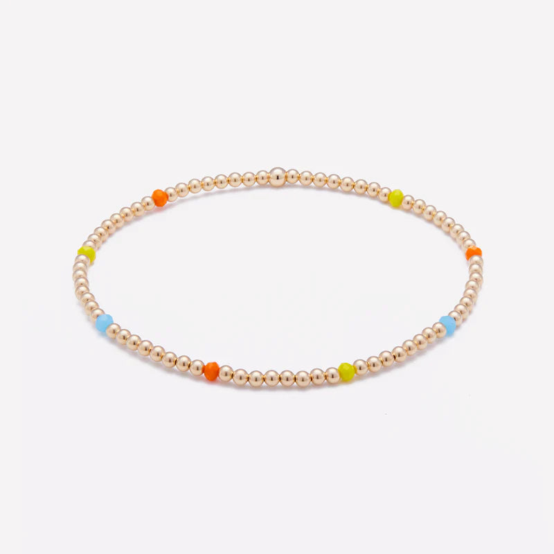 22 Jewelry ELSA RAINBOW ANKLET 3MM