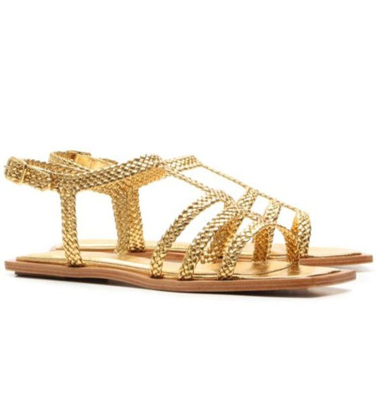 Giada Metal Bala Ouro Sandals 765097-2