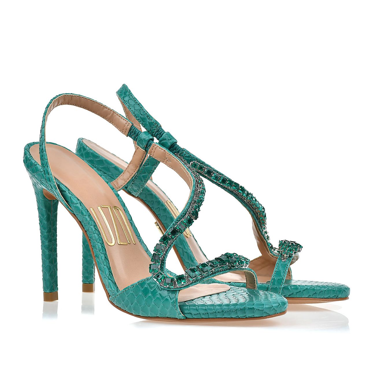 Uza Salto Alto Python Jade Heels A23A943A0013