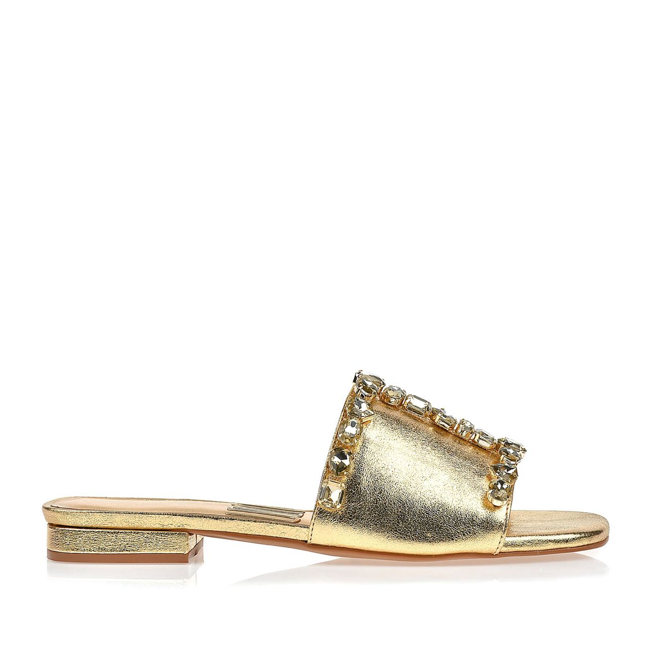 Uza Metalizado Dourado Sandals C23L874A0223