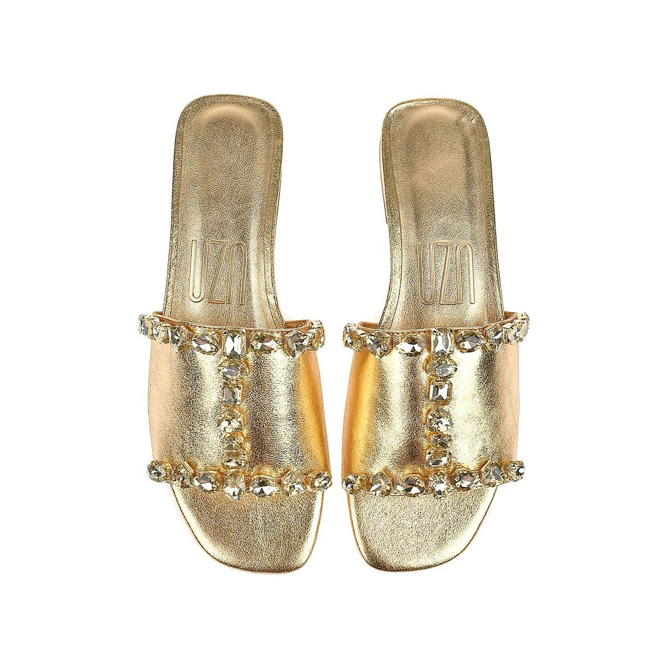 Uza Metalizado Dourado Sandals C23L874A0223