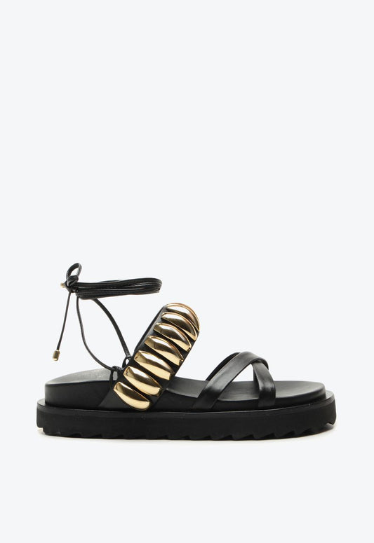 Giada Madri Preto Sandals