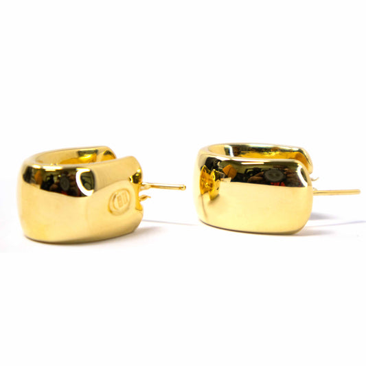 14K Yellow Gold Huggies