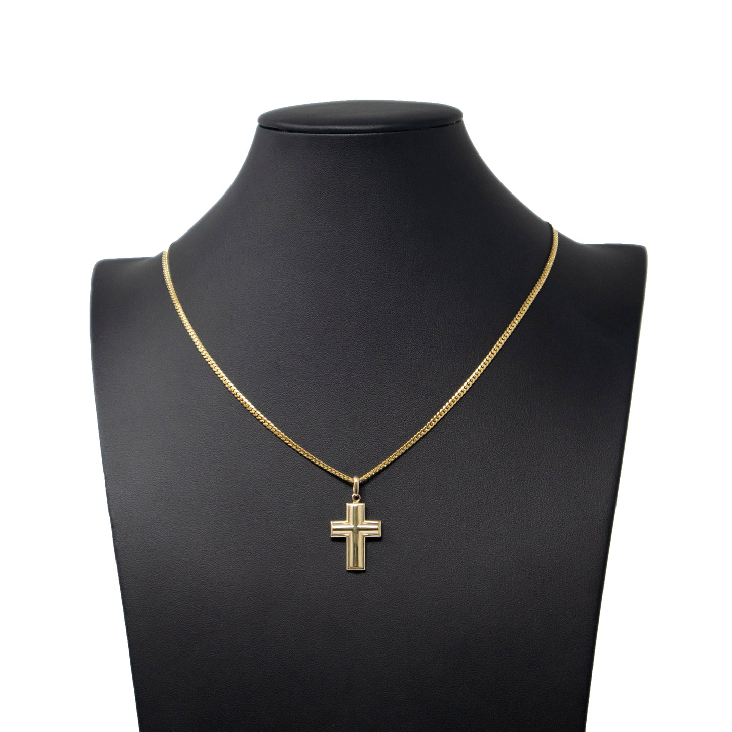 14K Yellow Gold Cross Pendant