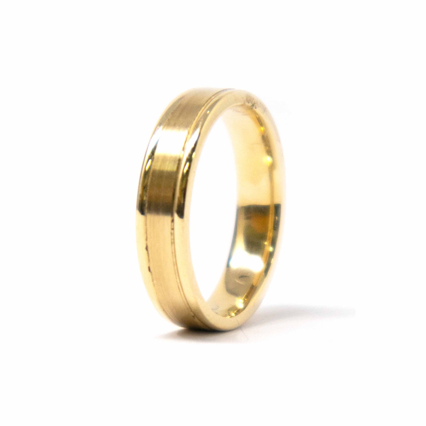 14K Yellow Gold Wedding Band for man