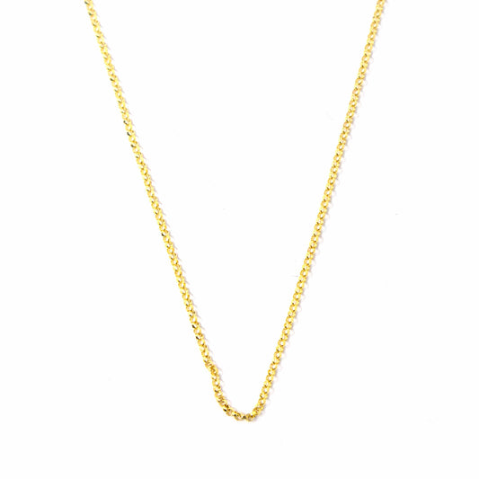 14K Yellow Gold Fancy Link