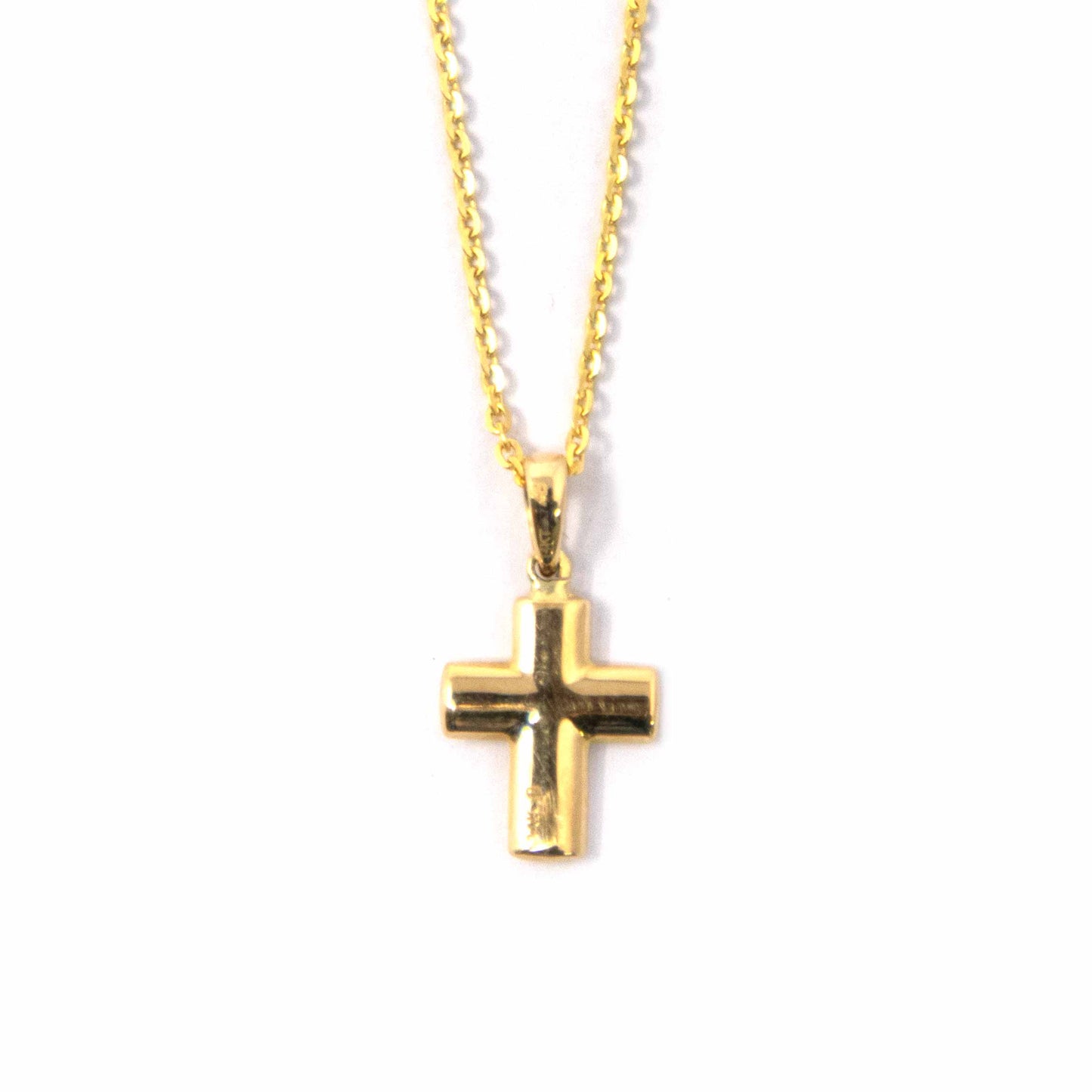 14K Yellow Gold Cross Pendant