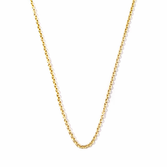 14K Yellow Gold Fancy Link Chain