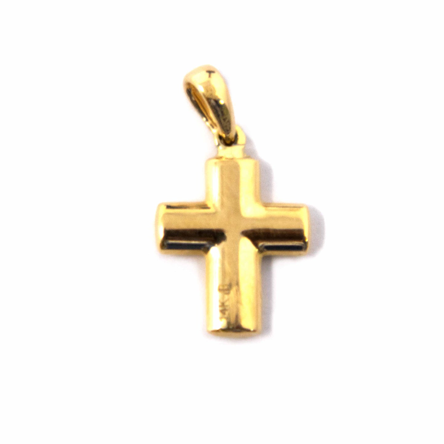 14K Yellow Gold Cross Pendant