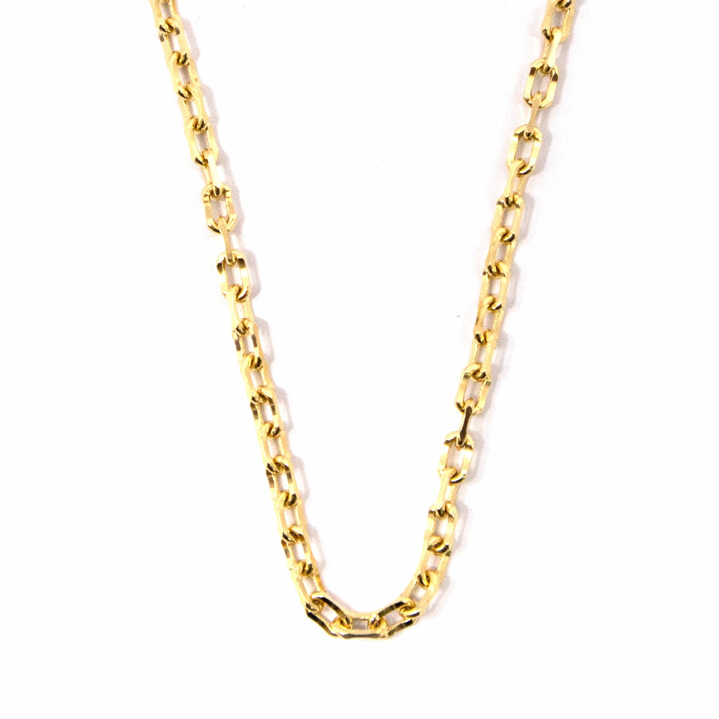 14K Yellow Gold Fancy Link Chain