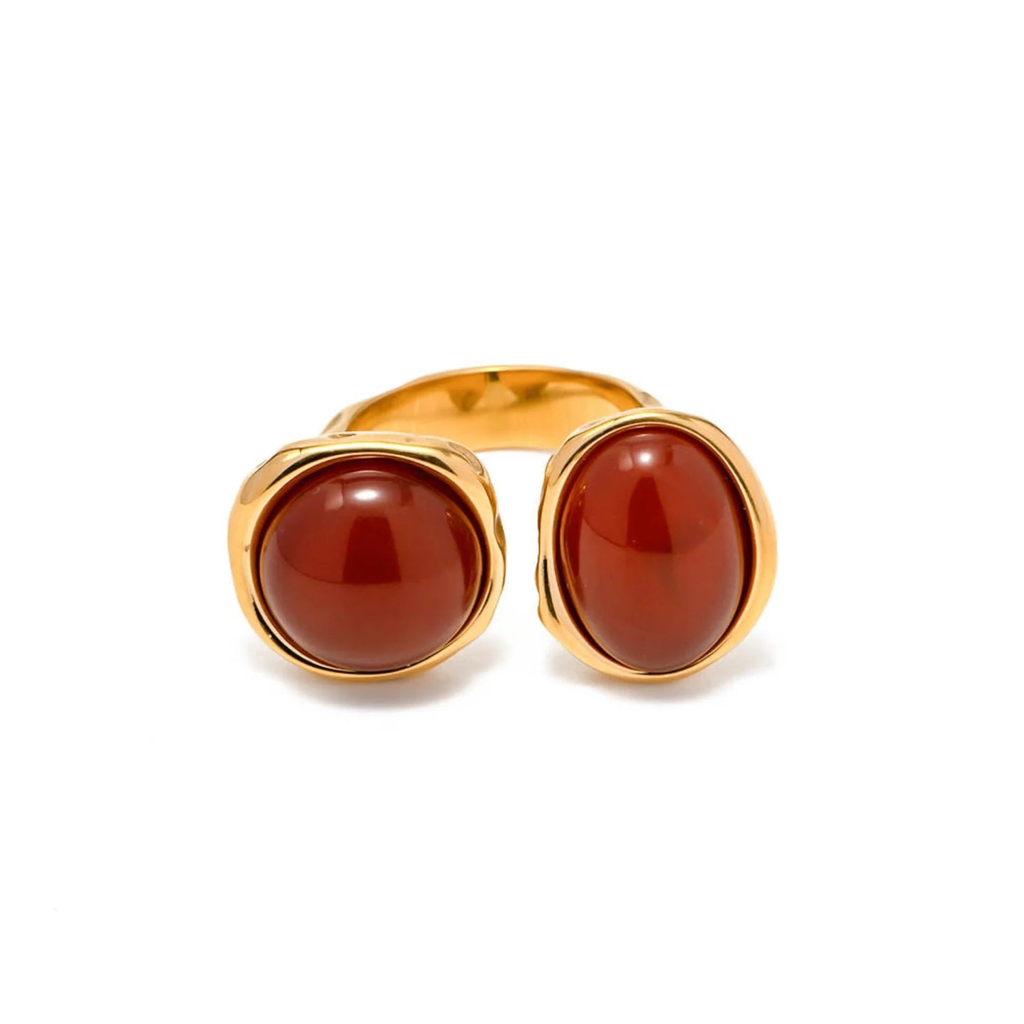 Identity Boutik Red Jasper Open Ring