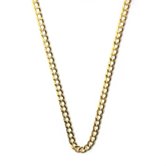 14K Yellow Gold Cuban Link Chain