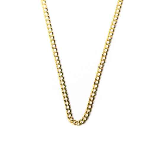 14K Yellow Gold Cuban Link Chain