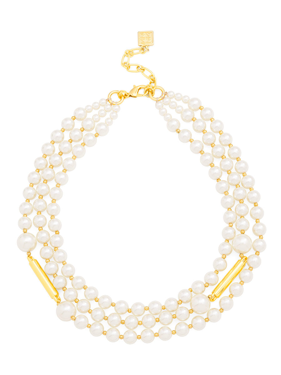 Zenzii Necklace N2849 Gold/Pearl