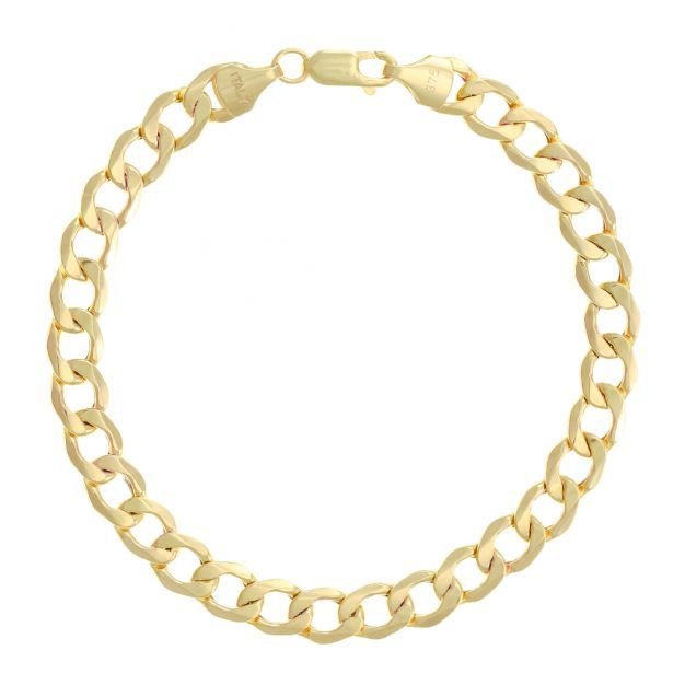 14K Yellow Gold Cuban Link Bracelet