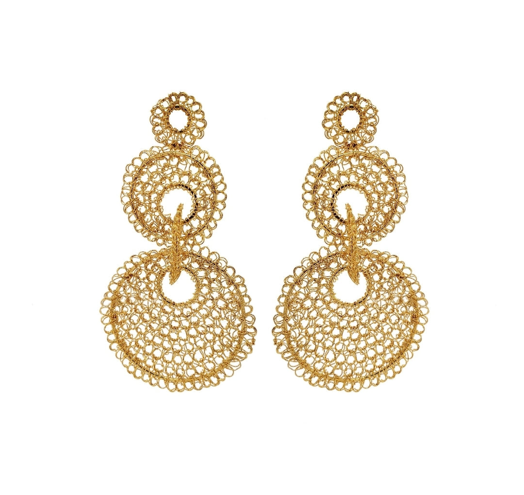 Lavish Earrings Gold Maddie