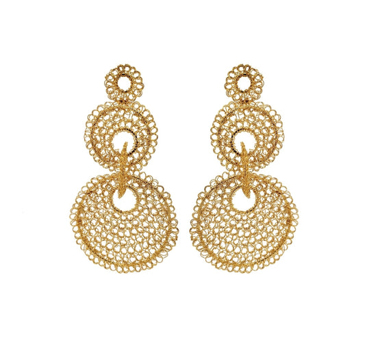 Lavish Earrings Gold Maddie