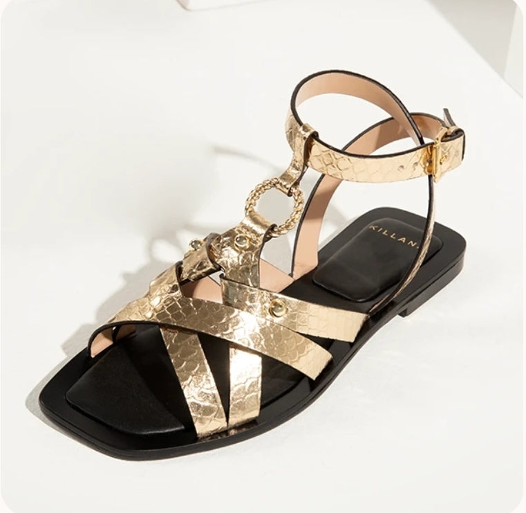 Killana Dunny Ouro Luxor Sandals