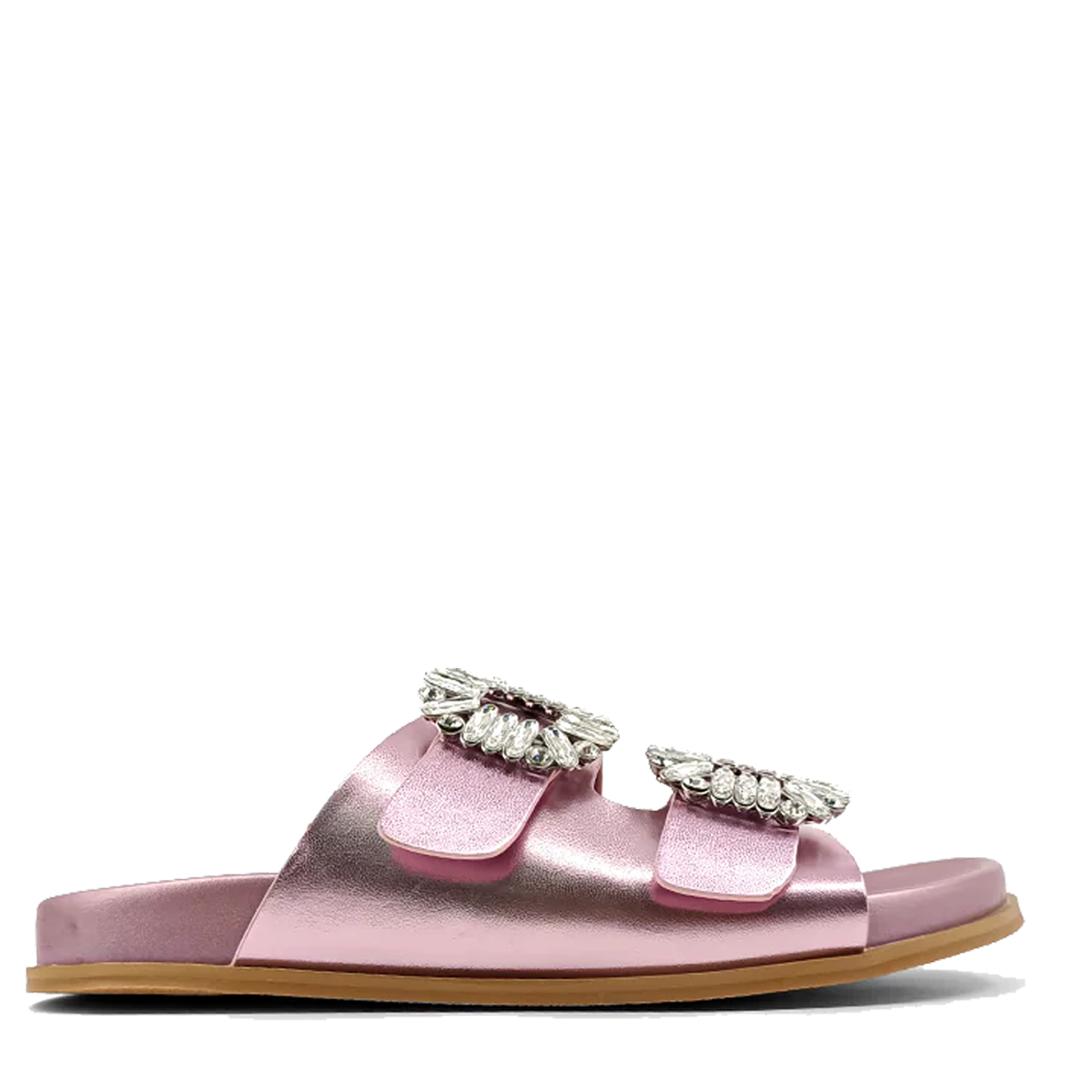 Shu Shop Bridget Metallic Pink Sandals 682