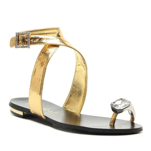 Giada 774008-2 Metal Bala Gold Sandals 774008-2