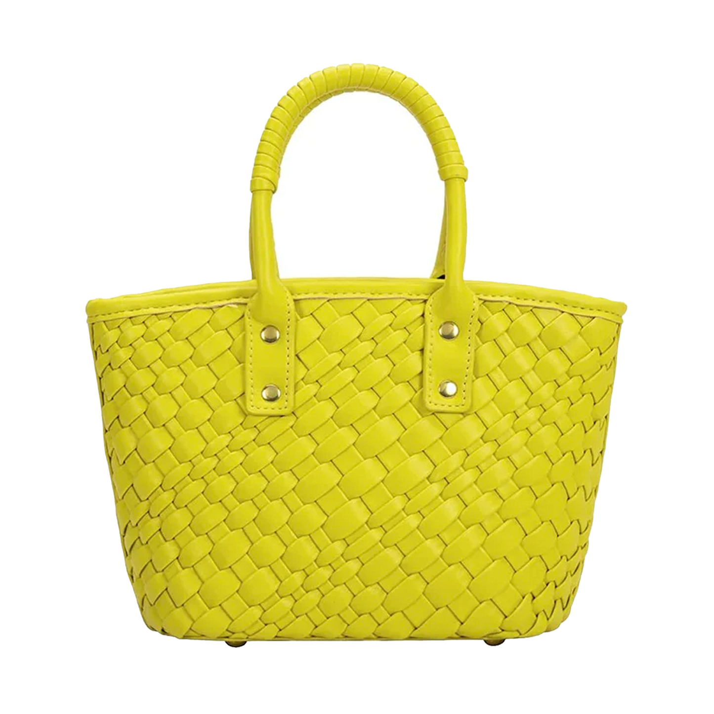 Melie Bianco Lime Top Handle Bag VM6148